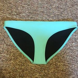 Blue neoprene bottoms